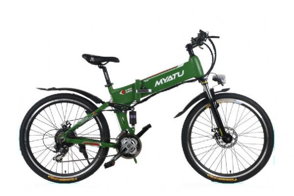 美雅途 
 悍马24变速26寸折叠锂电车电动自行车